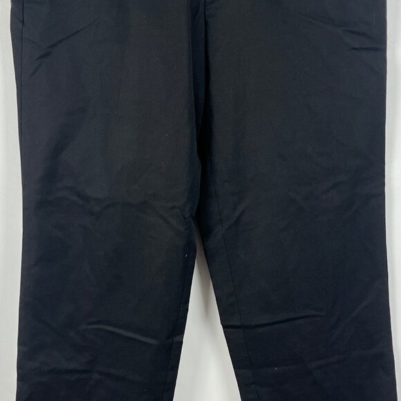 Dockers Chino Pants Size 32 Black Inseam 30in Rise 11in Slash Pockets Zip Button - Picture 3 of 9